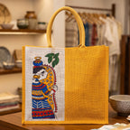 NEXUS Madhubani jute Bag