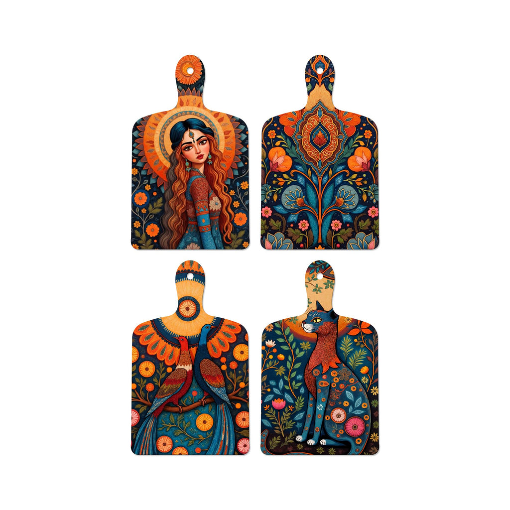 Artvibes Madhubani Art Wall Hanging Home Decorative Wall Art for Living room | Bedroom | Gifts | Wall Hanger for Decoration | Modern Decor | Artwork | Wall Sculpture | Signs & Plaques (WH_5651N)