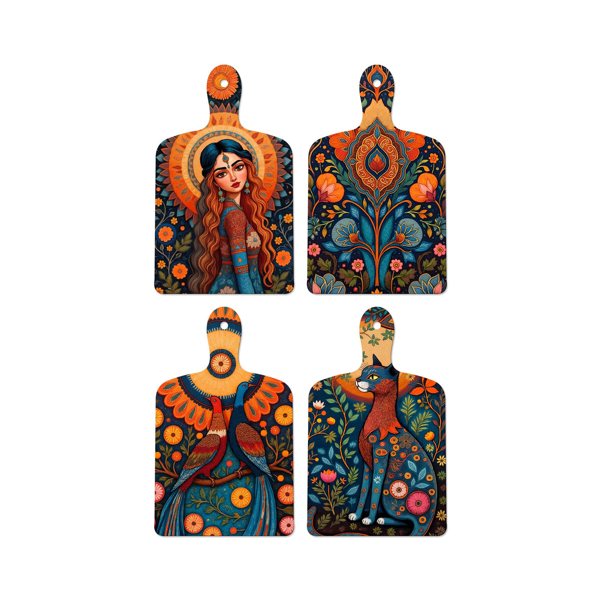 Artvibes Madhubani Art Wall Hanging Home Decorative Wall Art for Living room | Bedroom | Gifts | Wall Hanger for Decoration | Modern Decor | Artwork | Wall Sculpture | Signs & Plaques (WH_5651N)