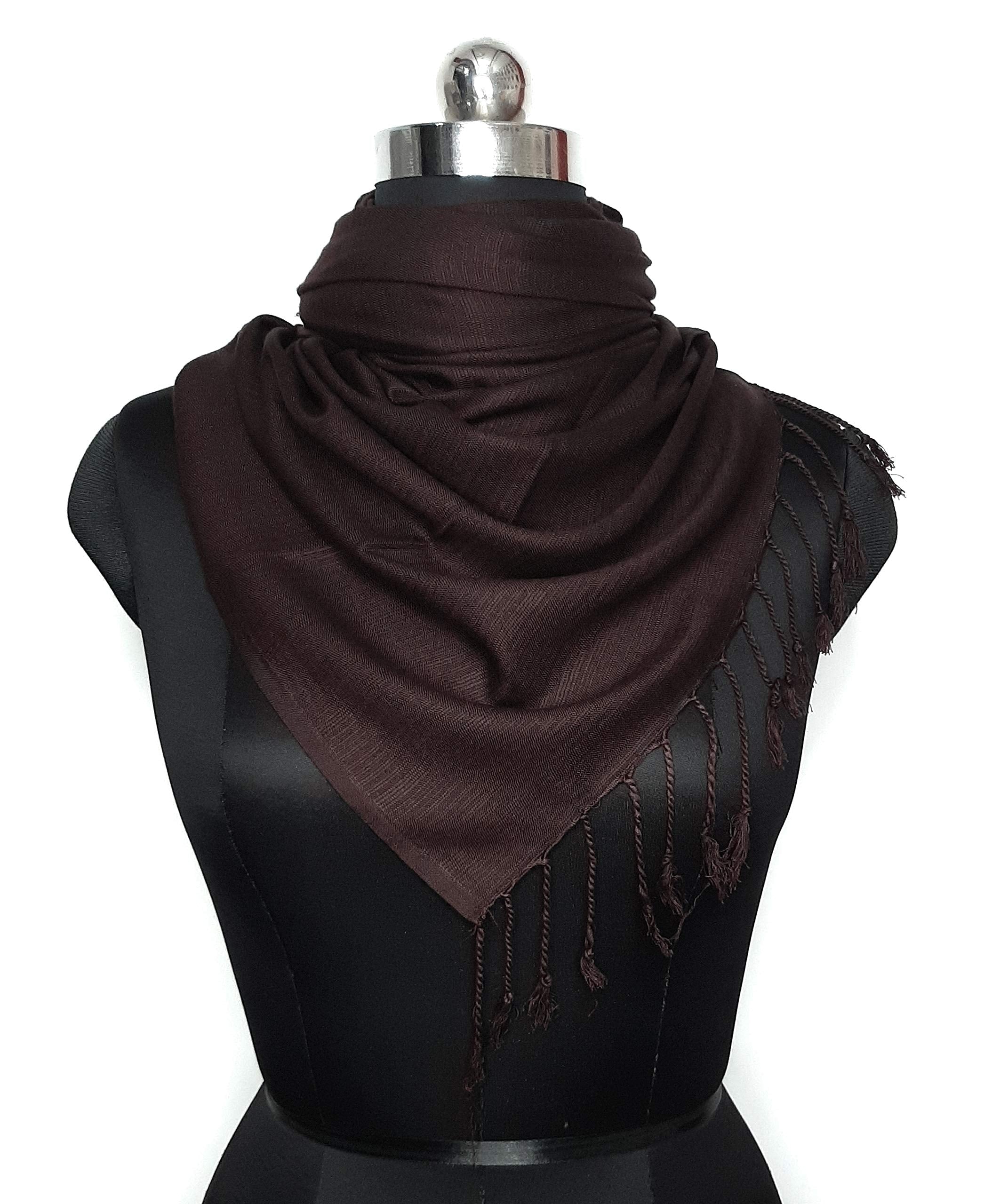 Chandwasia Classic Doby Pattern Scarf | Viscose Fabric Stole & Shawl for Men & Women | Stylish All-Season Accessory for Summer & Winter Wear | Classy Look | Self Doby Design May Vary