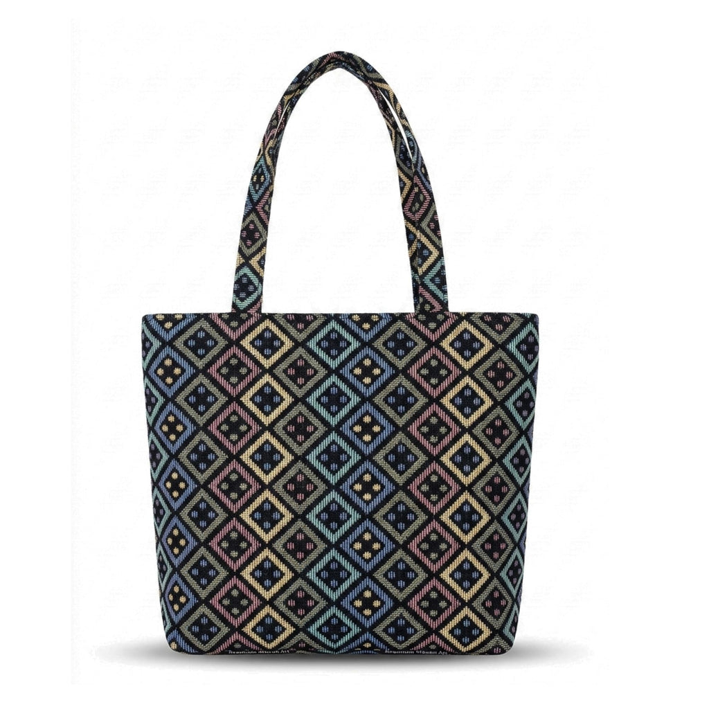 Stylique Large Camel Print Jute Cotton Tote Handbag for Women | Stylish Office Laptop Shoulder Bag | Premium Canvas Shopper with Zipper | Ecofriendly Travel College Daily Casual Work