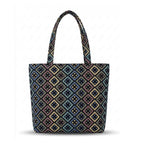 Stylique Large Camel Print Jute Cotton Tote Handbag for Women | Stylish Office Laptop Shoulder Bag | Premium Canvas Shopper with Zipper | Ecofriendly Travel College Daily Casual Work