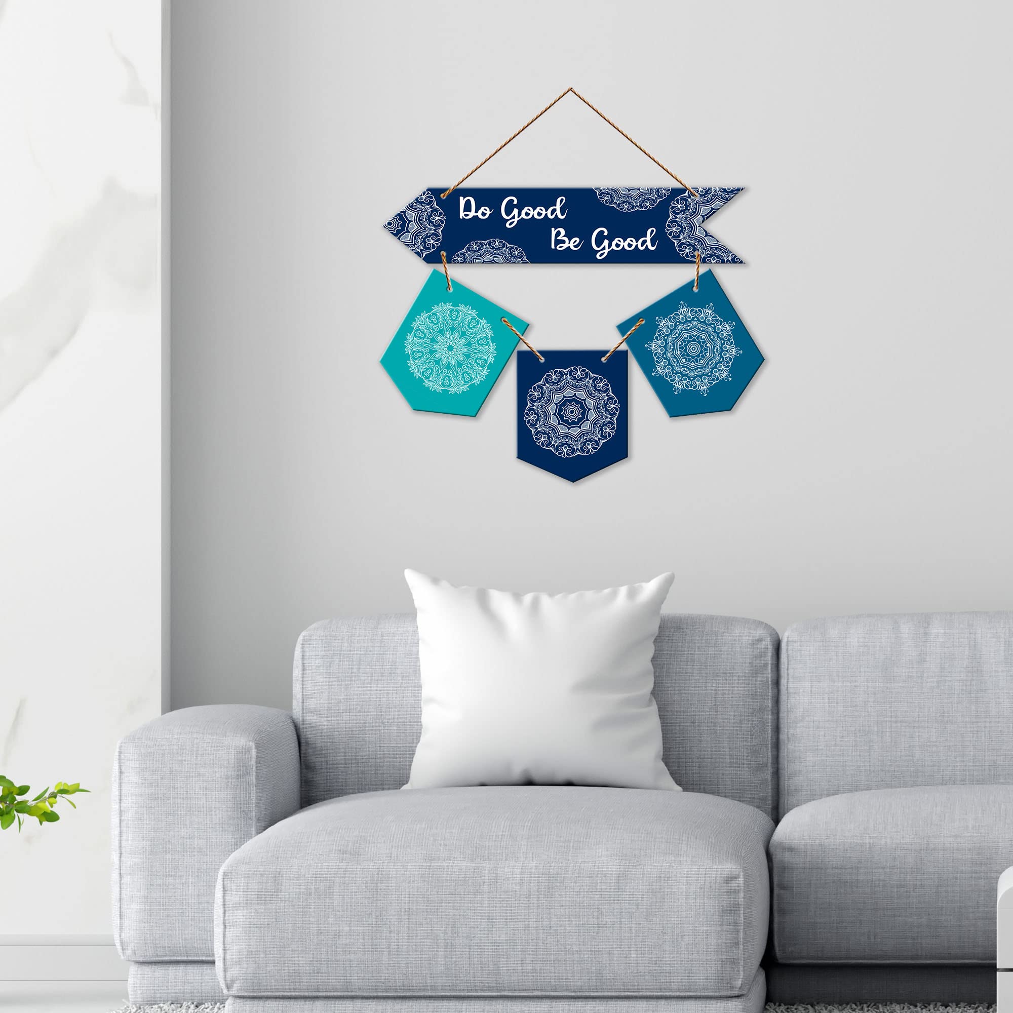 Artvibes Wall Hanging Home Decorative Wall Art for Living room | Bedroom | Gifts | Wall Hanger for Decoration | Modern Decor | Artwork | Wall Sculpture | Signs & PlaquesArt Print (WH_6423NR)