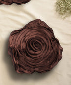 JDX Latest Desighner Cushion Cover for Living Room and Sofa, 8076_Brown,Velvet,250 TC