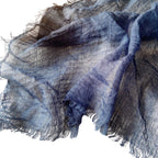 CrossKulture Crinkled PolyCotton Scarf for Women - 180 x 90 cm Stole for Women | PolyCotton Scarf for Summers, Head Cover for Women | Lightweight Scarf for Women | Women Accessory (Charcoal)