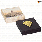 KUSHAL CREATIONS Charan Paduka Box | Religious Box | Pocket Temple (Ram Lala Face)