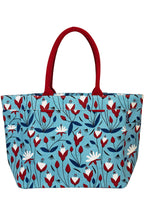 AQVA Women's Tote Bag (Tabiyat Sky & Multicolored)