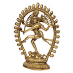 ARTVARKO 1Ft Large Brass Natraj Idol Murti Natraja Bhagwan Large Shiva Dancing Statue Home Decor Mandir Temple Vastu Showpiece for Gift.