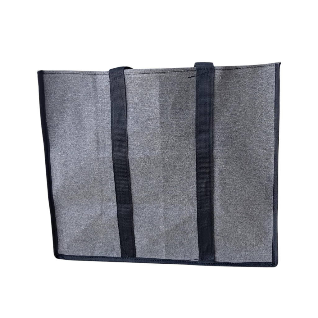VORIYO Travel Shopping Grocery Tote Bag Foldable for Multipurpose Shopper Bag Eco Cotton Daily Use with Strong Handles (Pack Of 2, Grey)(TV02SB)