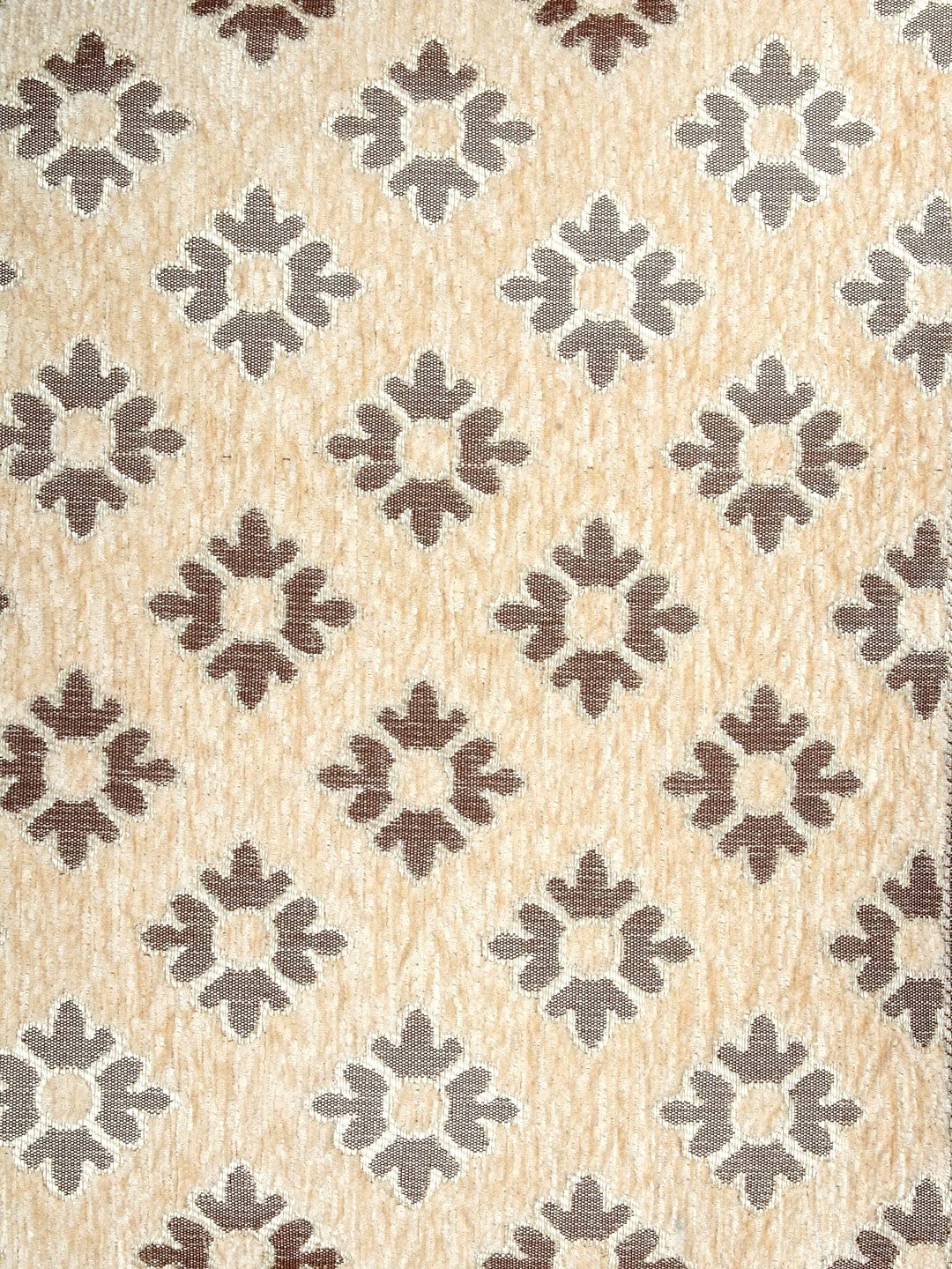 DECOMIZER Jacquard Geomteric Cushion Covers 16 inch x 16 inch Set of 2 Ethnic Motifs Cushion Covers,Design- Diamond,Color- Beige