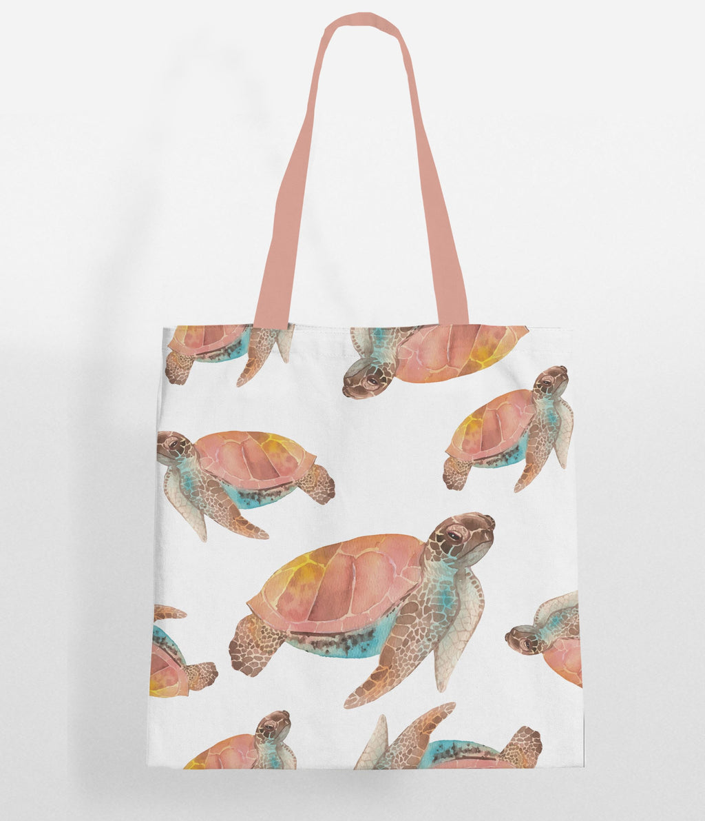 The Purple Tree Beach Dreams Tote Bag with Ocean Theme for Women - 1 Pc, Woman Tote Bags, Eco Friendly Tote Bag, Underwater Wonder Tote Bag, Gifts For Women