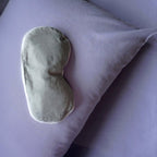 Kinavu Living Grey Dawn Natural Mustard Seed Weighted Eye Mask