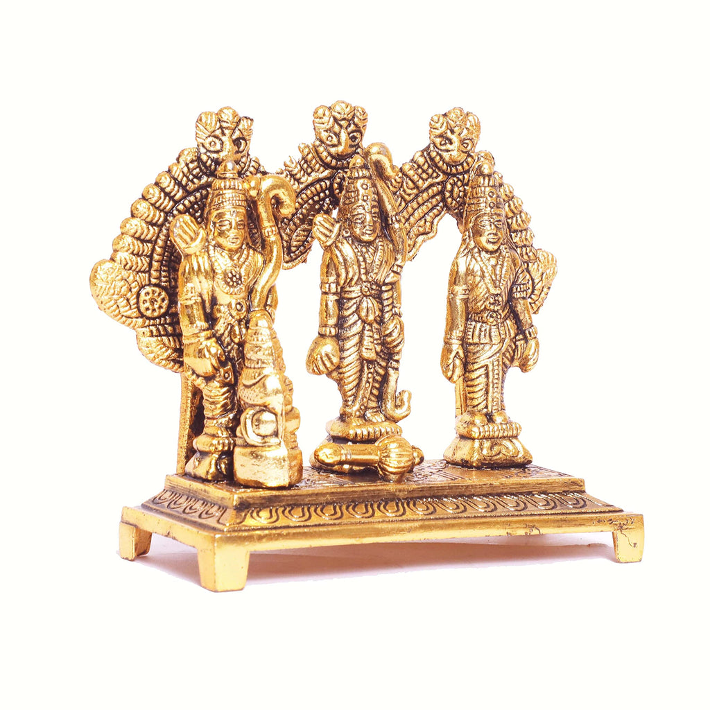 KridayKraft Shri Ram Darbar Metal Statue for Pooja,Lord Rama Laxman Sita & Hanuman Murti Religious Idol for Home,Office Decor,Shopiece Figurines,Gift Article...