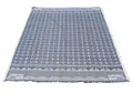 Mandhania Delux Quality Solapur Chaddar 100% Cotton Dailyuse Single Bed Blanket Pack of 1 Blue Kafalo