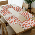 PRAKARTIK BY INDUARTS Dining Table Mats Set of 6 - Gingerbread Man Theme,Digital Print, Washable, Indoor/Outdoor, Heat-Proof, Wipe & Clean (47X33 cm) Cream & Brown Kafalo