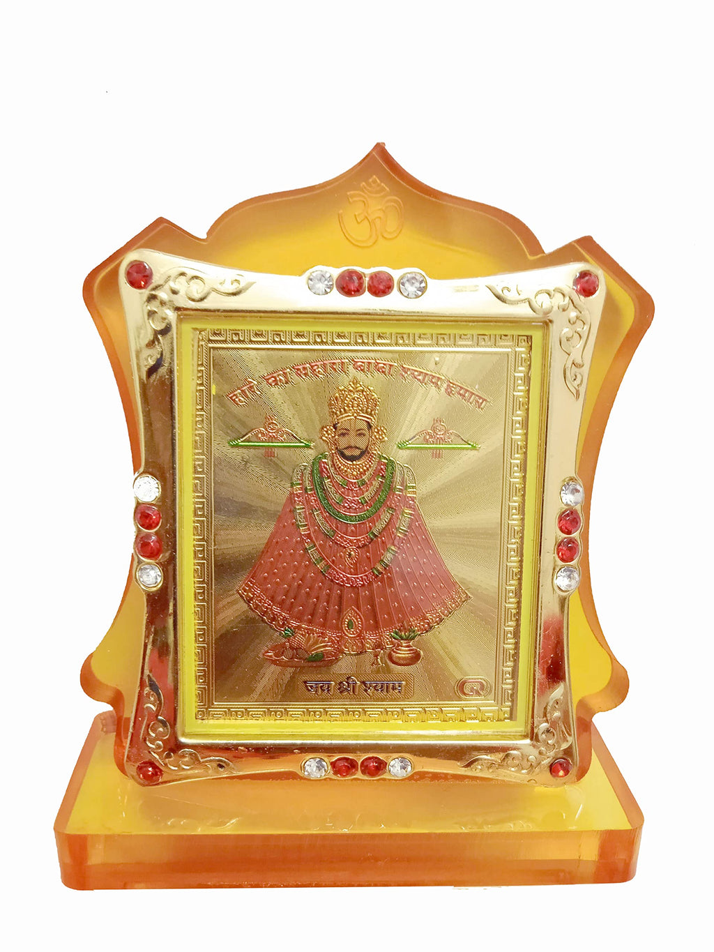 JMStore God Khatuwale Khatu Shyam Ji Maharaj Acrylic Frame for Car Home & Office