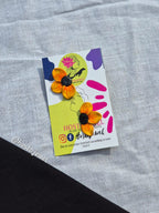 Sunflower handmade clay jewellery set for women HOSTOJEWEL | pack of 1 ultra lightweight skin-safe best gift for sister, friend, mom
