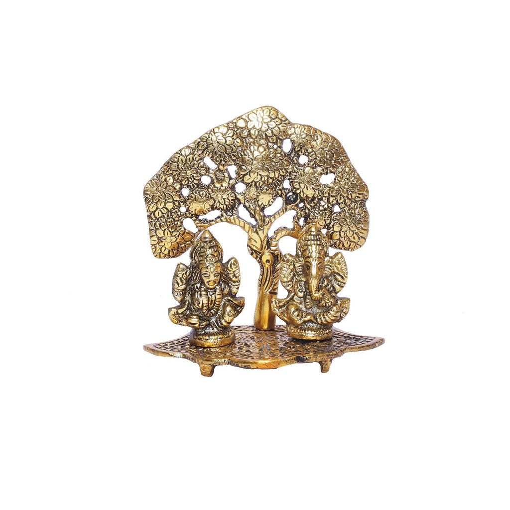KridayKraft Metal Laxmi Ganesh Statue/Murti for Pooja Room & Home Office Décor,Laxmi Ganesha Idol for Diwali Gift,Religious Idol Showpiece Figurines Decorative & Diwali Poojan...