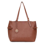 Carrylux Women's Soft PU Tote Bag | Large Single Compartment Shoulder Handbag with Adjustable Strap | Office, College & Casual (Tan)
