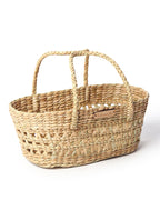 Handwoven Seagrass Gift Hamper Basket for Fruits, Snacks, and Home Gifting