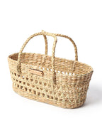 Handwoven Seagrass Gift Hamper Basket for Fruits, Snacks, and Home Gifting