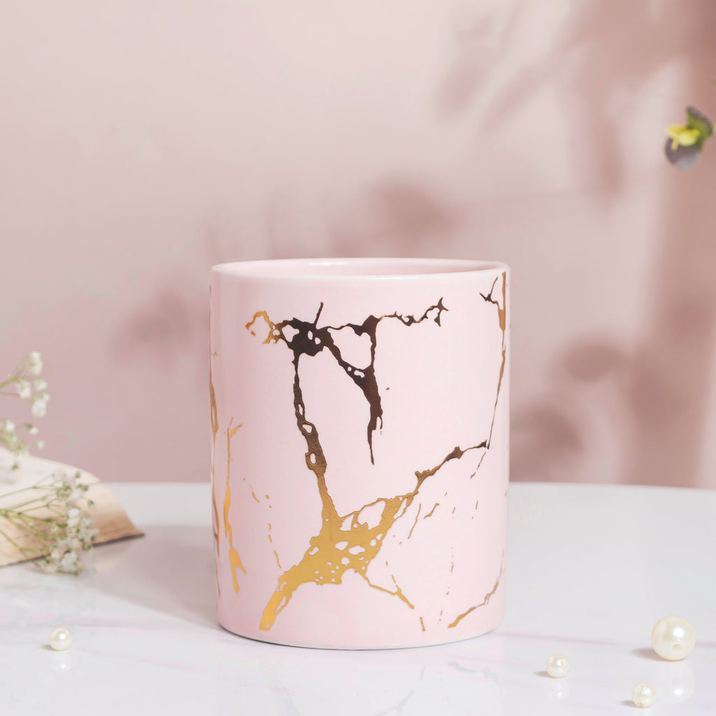 Kintsugi Ceramic Organiser Pink Nestasia