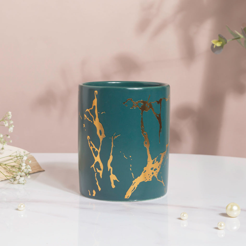Kintsugi Ceramic Organiser Green Nestasia