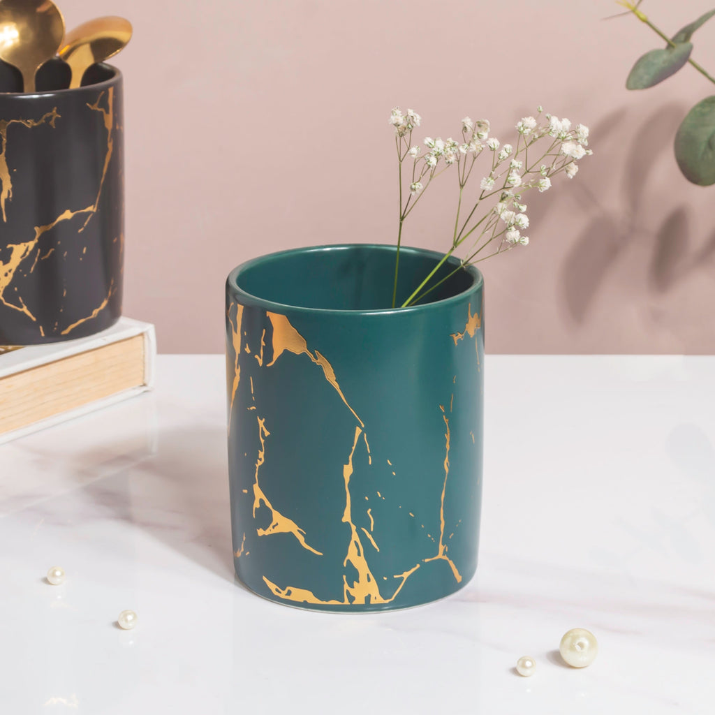 Kintsugi Ceramic Organiser Green Nestasia