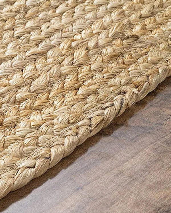 Durable Rustic Rectangular Jute Carpet For Balcony