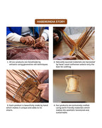 Natural Bamboo Ceiling Lamp for Dining Space and Home