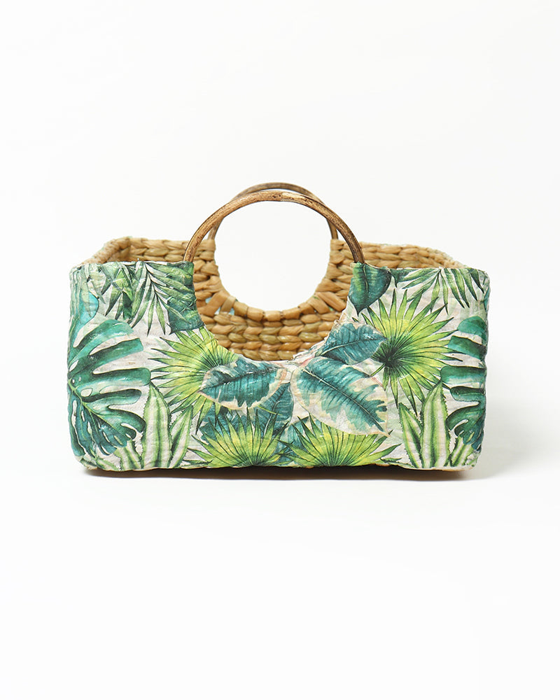 Natural Seagrass Hamper and Organiser Basket for Stylish Home Decor and Clutter-Free Storage