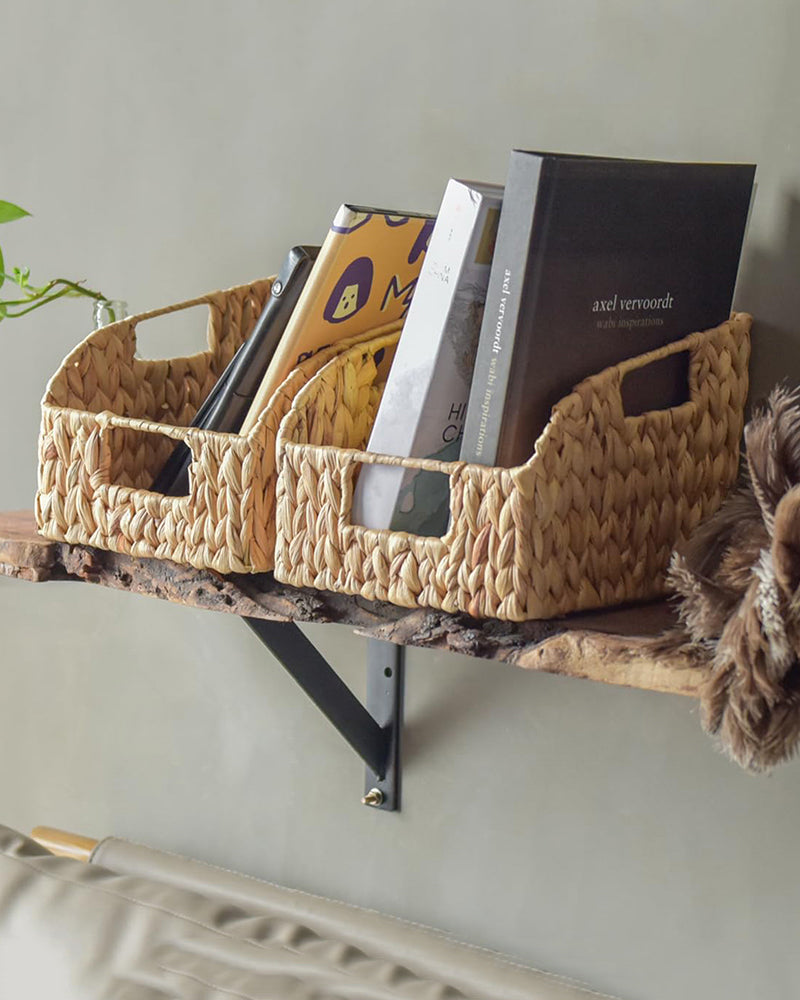 Multi-Purpose Water Hyacinth Basket for Kitchen, Clothes, and Home Organization