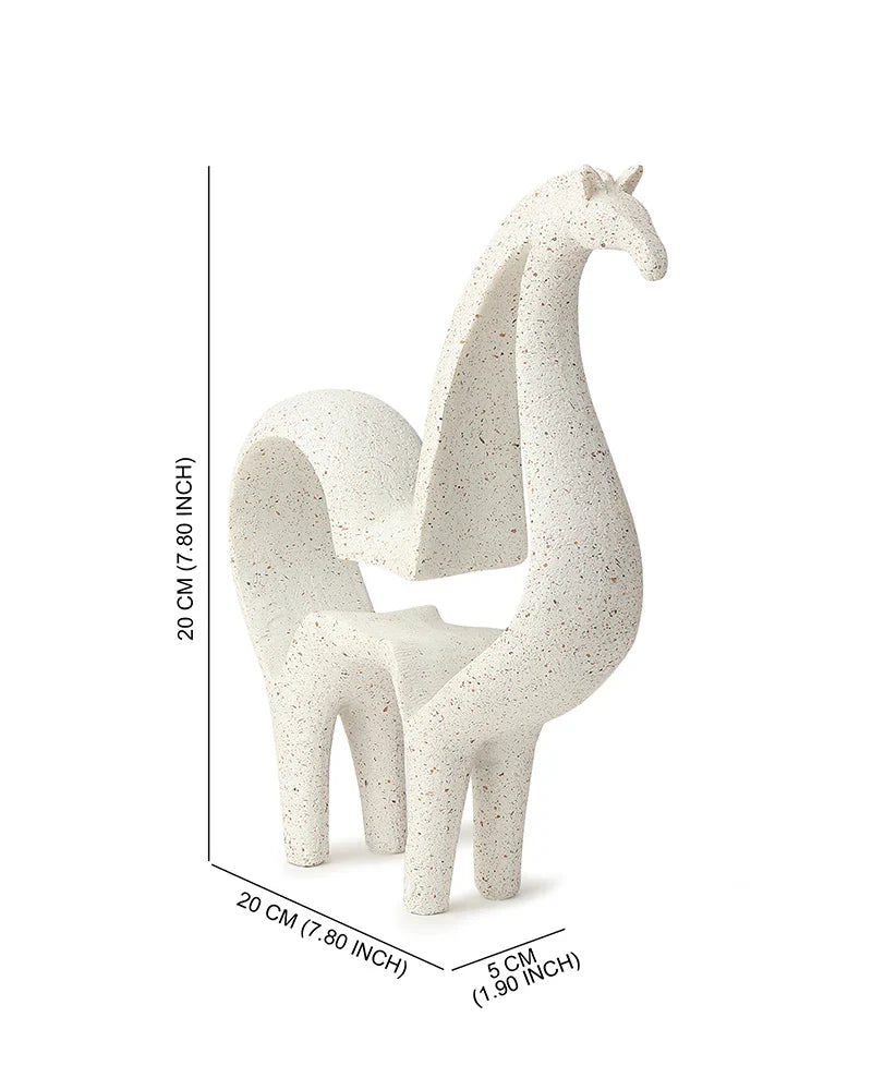 Polypropylene Animal Figurine for Home Decor, Living Room, and Gifts