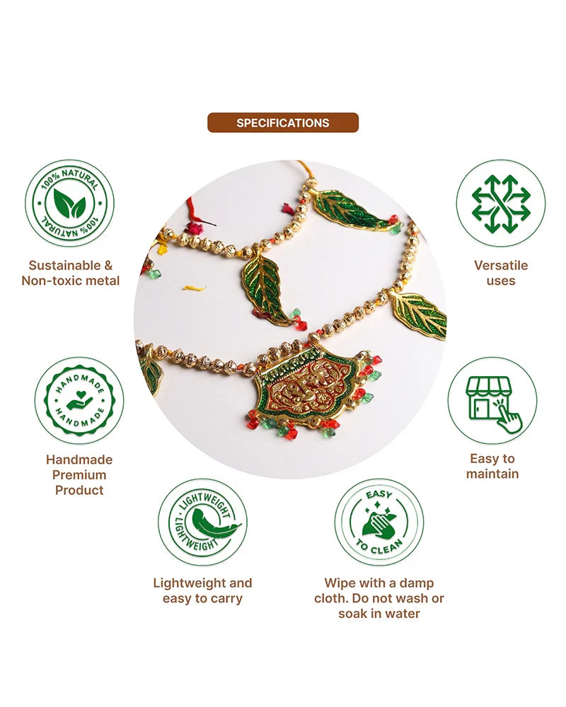 Door Toran Bandhanwar for Entrance, Decorative Door Hanging for Diwali and Navratri