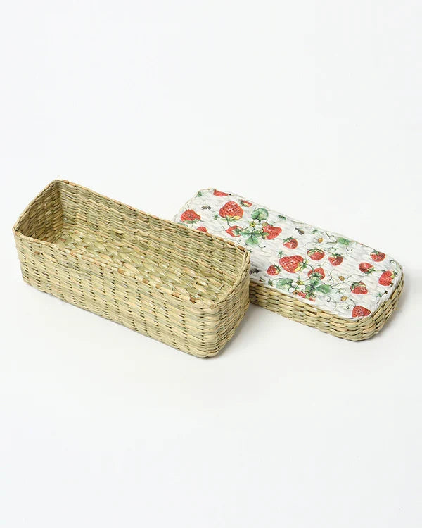 Seagrass Storage Box for Jewelry, Accessories & Small Household Items