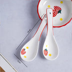 Strawberry 8 Piece Dinner Set For 2 Nestasia