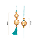 Botanical Rakhi Gifts Set Of 4 Nestasia