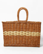 Handmade Seagrass Carry Basket & Shopping Tote