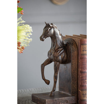 3D Animal Horse Bookends For Home Decor And Desk Accessories