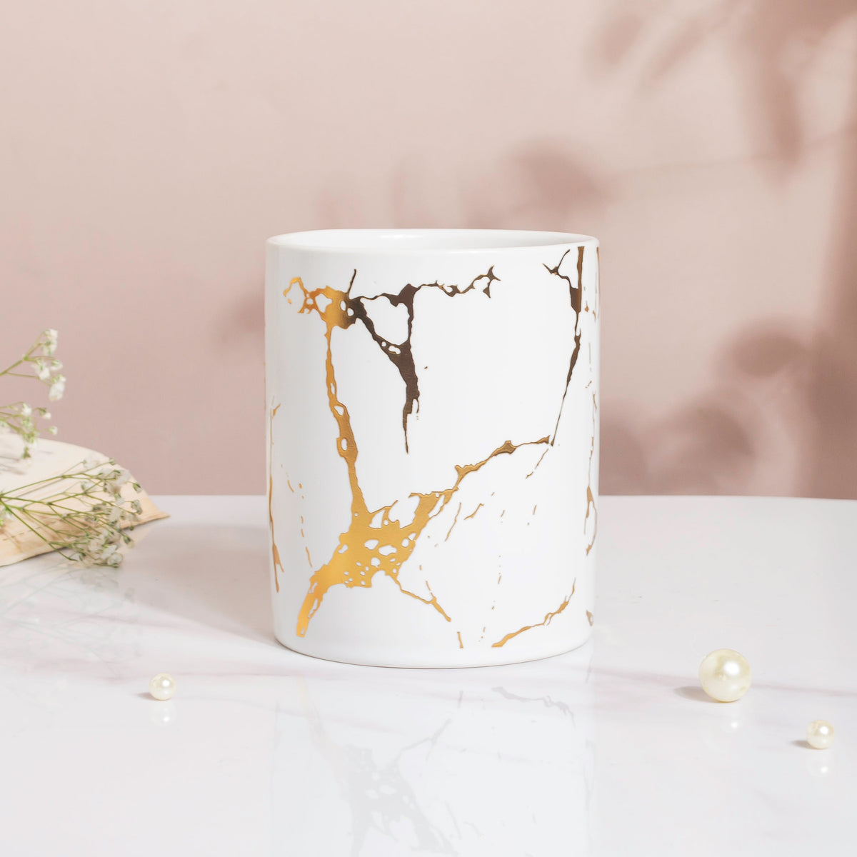 Kintsugi Ceramic Organiser White