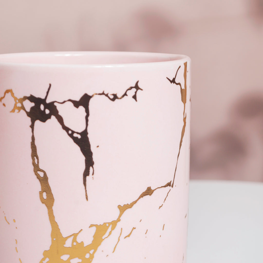 Kintsugi Ceramic Organiser Pink Nestasia