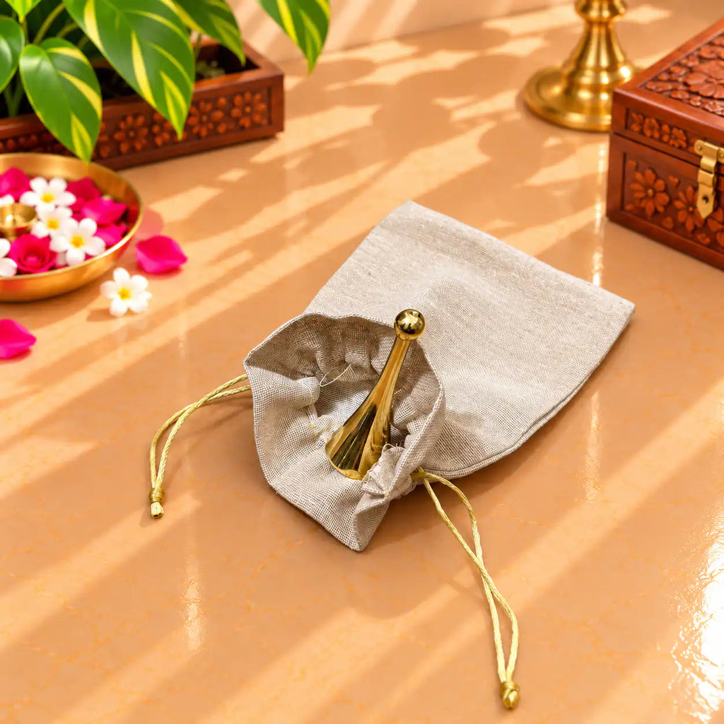 Brass Pooja Potli Gift Hamper: Bulk Corporate Gifting Vedansh Craft