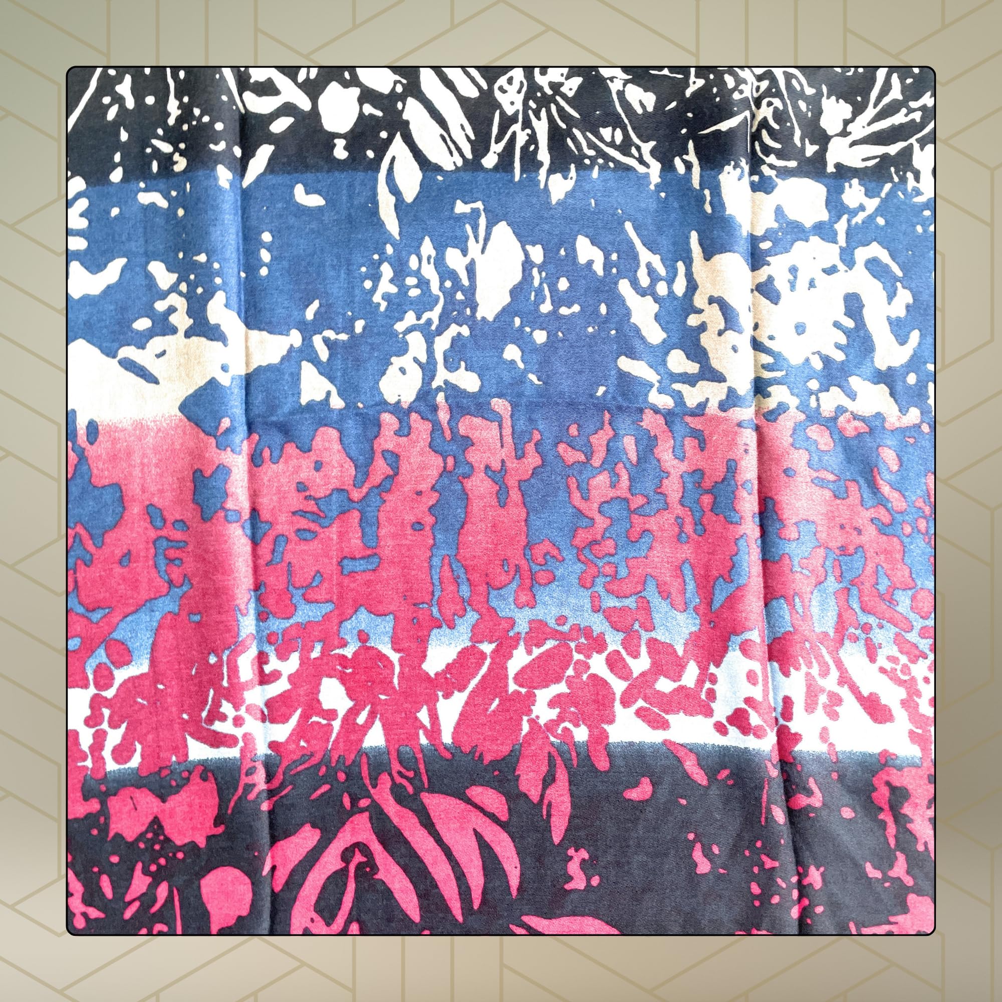FAHABO Aura Collection Viscose Cotton Scarf Stole for Women (Multicolour)