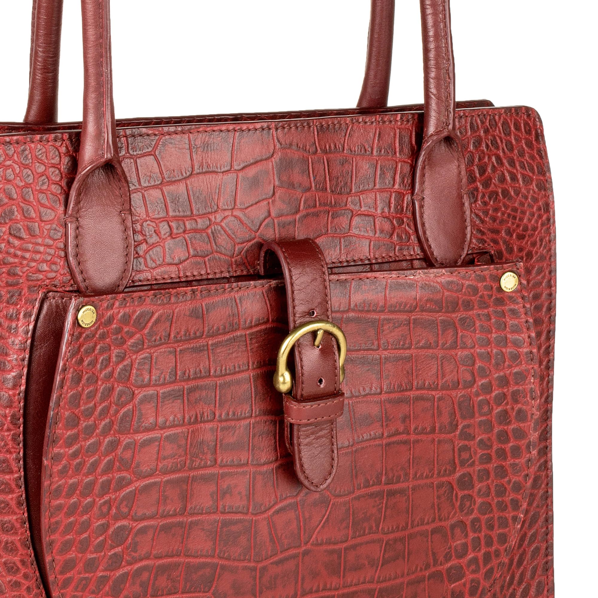Hidesign Women Tote (Red)