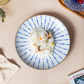 Caspian Cobalt Blue White Plate 7.5 Inch Nestasia