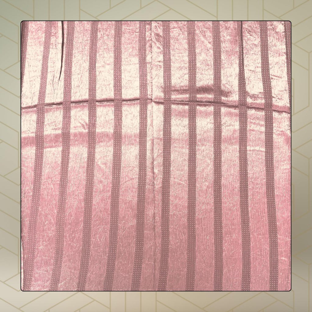 FAHABO Scarf Woman Premium Self-Woven Satin Silk Scarves | Hijab Scarf | Headscarf | Neck Scarf | Stoles | Wraps (Copper Mauve)