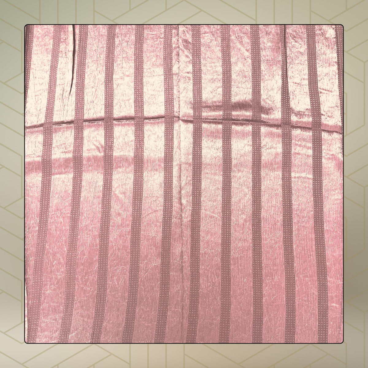 FAHABO Scarf Woman Premium Self-Woven Satin Silk Scarves | Hijab Scarf | Headscarf | Neck Scarf | Stoles | Wraps (Copper Mauve)