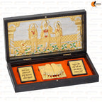 KUSHAL CREATIONS Ram Darbal Charan Paduka Religious Prayer Box Pocket Temple | charan paduka Box Brown Colour