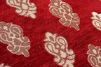 DECOMIZER Jacquard Geomteric Cushion Covers 16 inch x 16 inch Set of 2 Ethnic Motifs Cushion Covers,Design- Ambi,Color- Maroon-240 TC