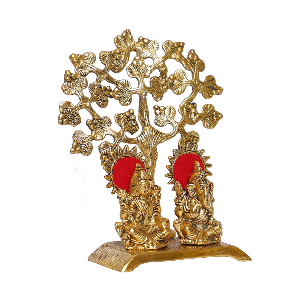 KridayKraft Metal Laxmi Ganesh Statue/Murti for Pooja Room & Home Office Décor,Laxmi Ganesha Idol for Diwali Gift,Religious Idol Showpiece Figurines Decorative & Diwali Poojan...